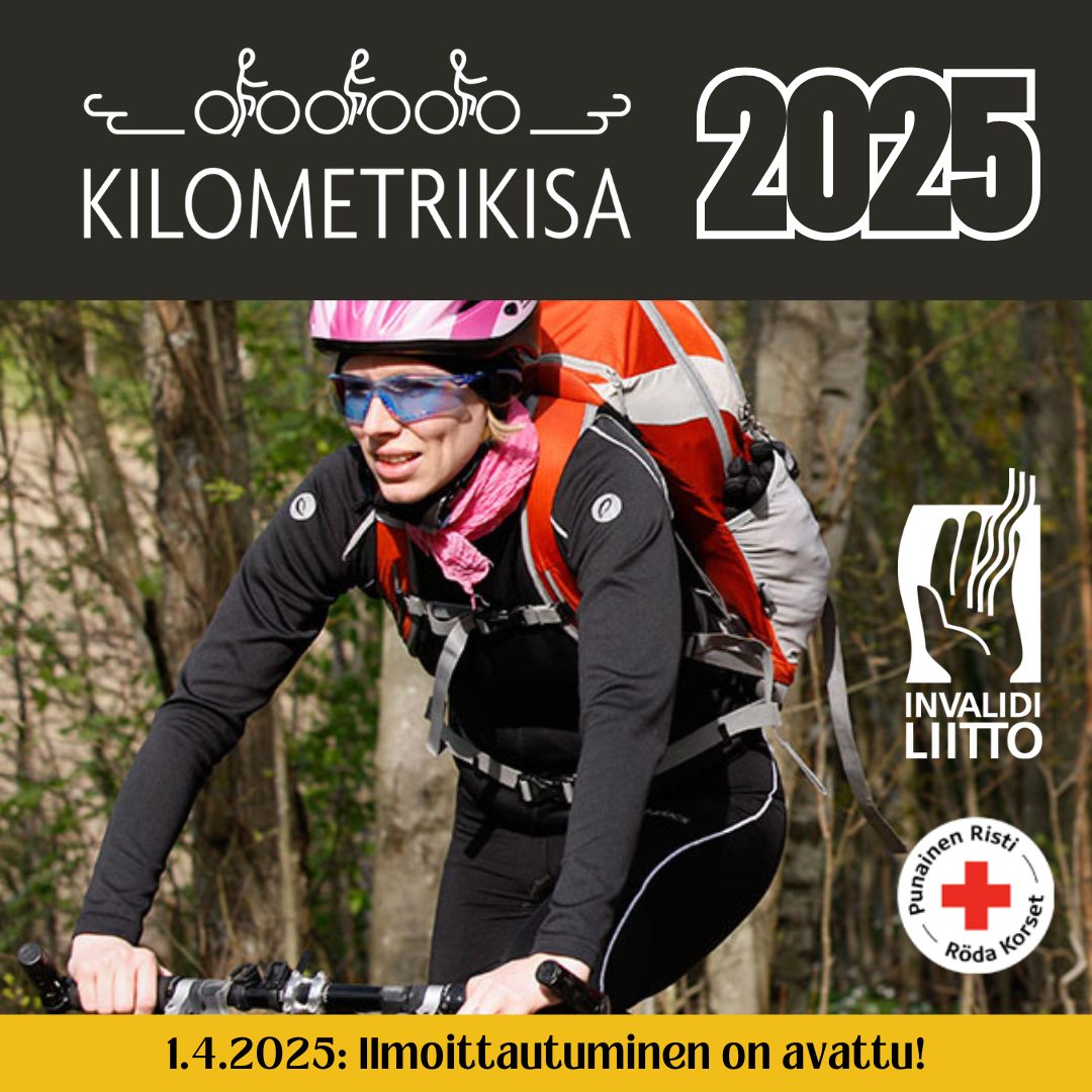 Kilometrikisan kuva, jossa pyöräilijä
