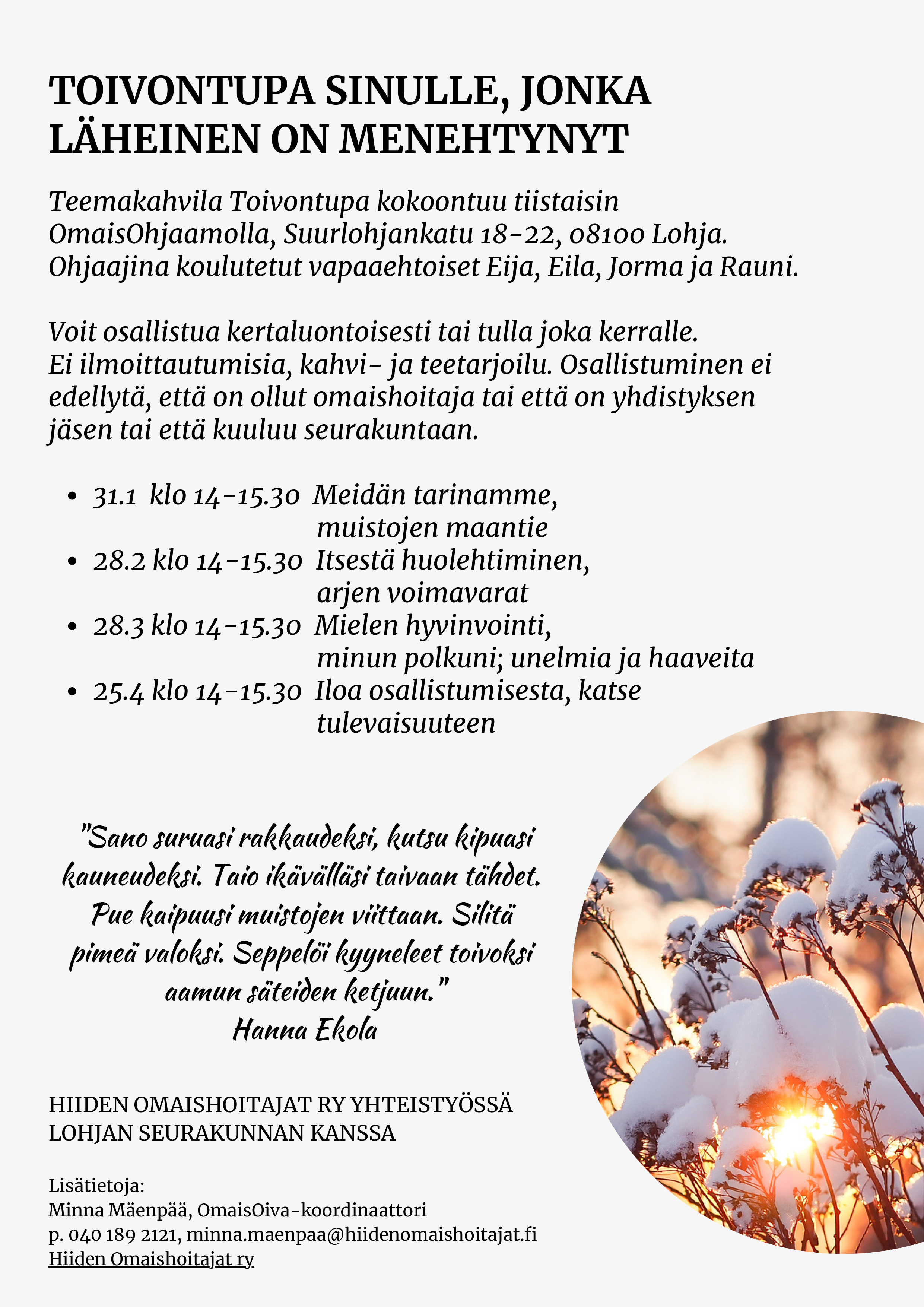 ToivonTupa OmaisOhjaamolla (Suulohjankatu 18-22)
