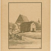 Lohjan Pyhän Laurin kirkko

-Schilling V., alkuperäisen kuvan tekijä ; Weilin Yrjö, painaja 1900–1910 
-Museovirasto - Musketti