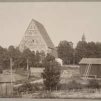 Avaa kuva isommaksi Lohjan Pyhän Laurin kirkko Ståhlberg K. E., kuvaaja 1890–1899 Museovirasto - Musketti
