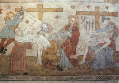 Avaa kuva isommaksi Jeesus otetaan ristiltä