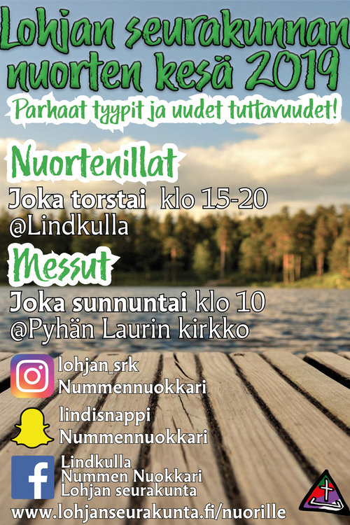 Kesän 2019 ohjelma.